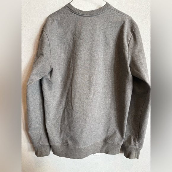 Patagonia Uprisal Crew Sweatshirt M | Gray Recycled Cotton Fleece Pullover - Picture 5 of 9
